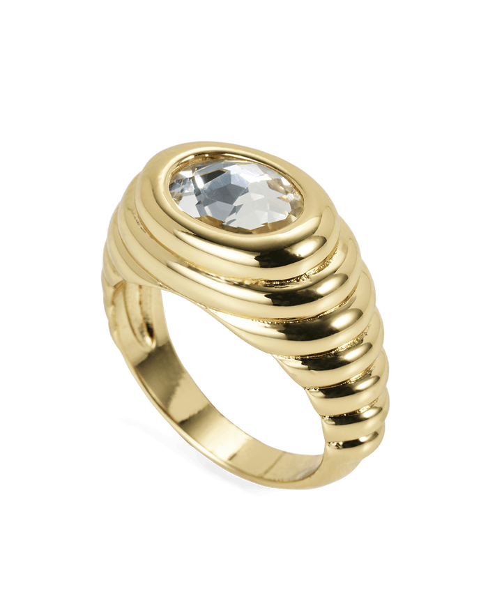 LORI RING - GOLD PLATED 18K-JEWELLERY-Billini-Billini