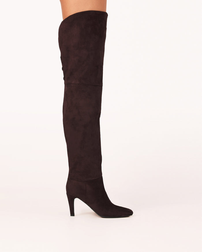 LOUIE - DARK CACAO SUEDE-Boots-Billini-Billini