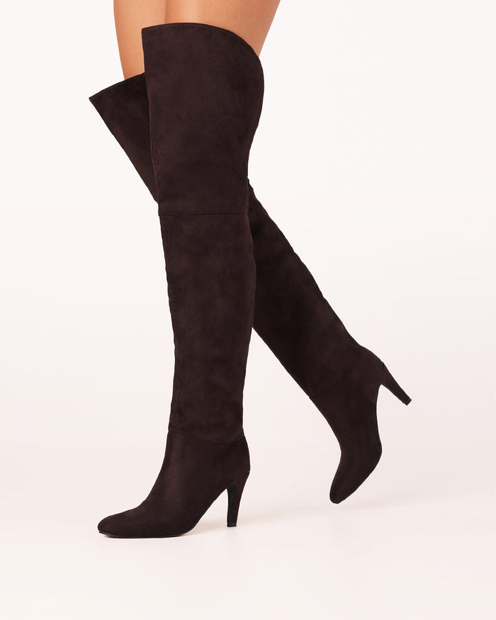 LOUIE - DARK CACAO SUEDE-Boots-Billini-Billini