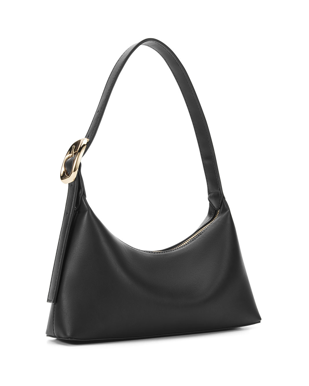 LUCIE SHOULDER BAG - BLACK-GOLD-Handbags-Billini-Billini