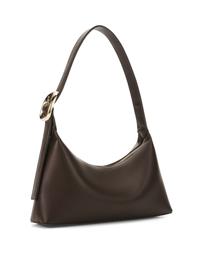 LUCIE HANDLE BAG - CHOCOLATE-Handbags-Billini-Billini