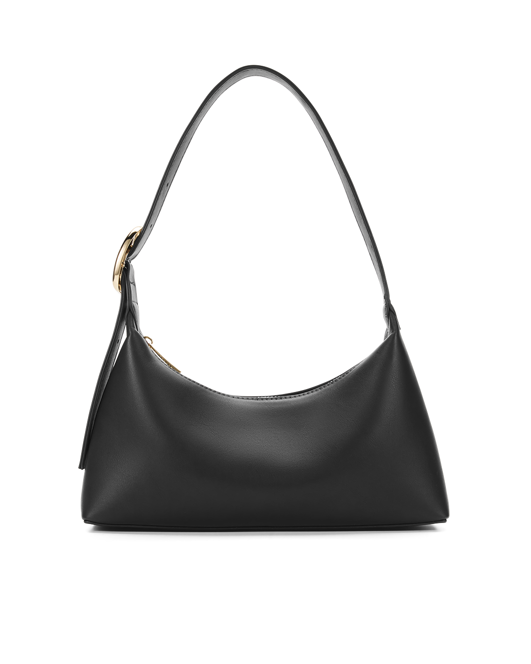 LUCIE SHOULDER BAG - BLACK-GOLD