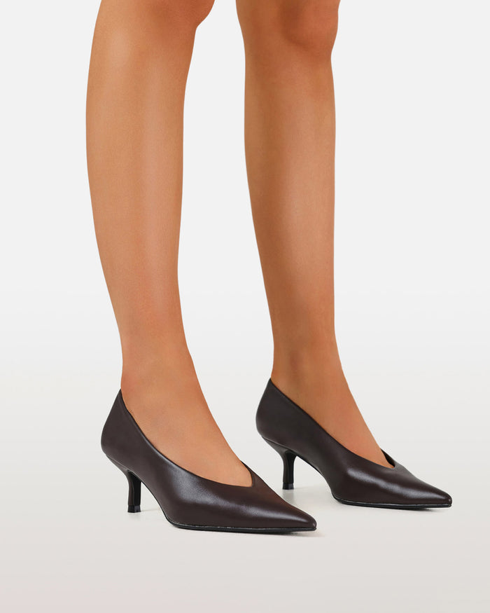 LUELLA - DARK CACAO-PUMPS-Billini-Billini