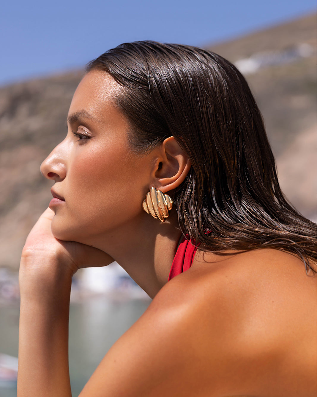 LULU EARRINGS - GOLD-JEWELLERY-Billini-Billini