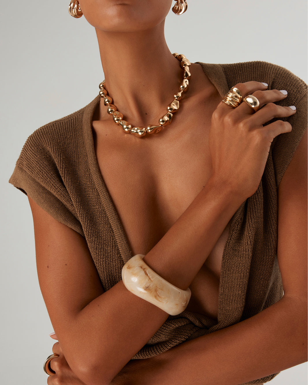 MABLE BANGLE - VANILLA TORT-JEWELLERY-Billini-Billini