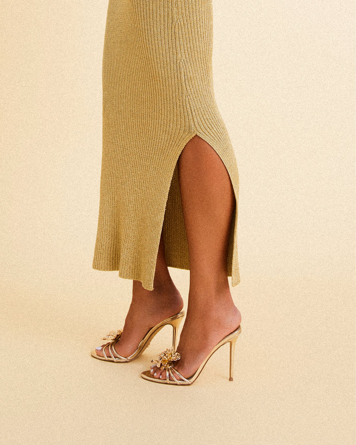 MAELLA - DARK GOLD METALLIC-Heels-Billini-Billini
