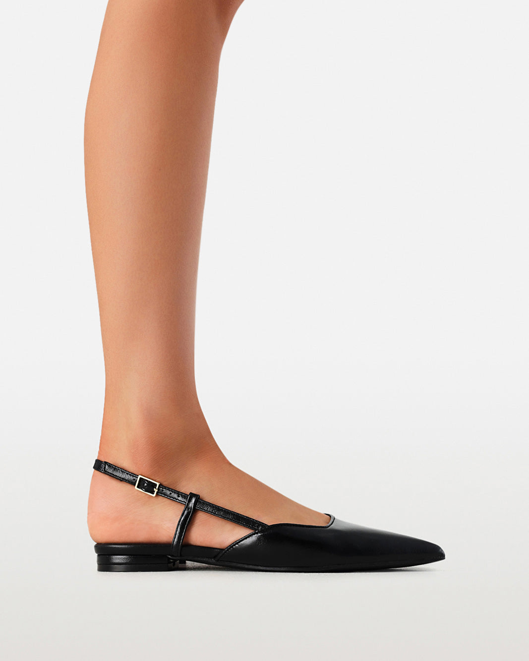 MAGGIE - BLACK SHINE-Flats-Billini-Billini
