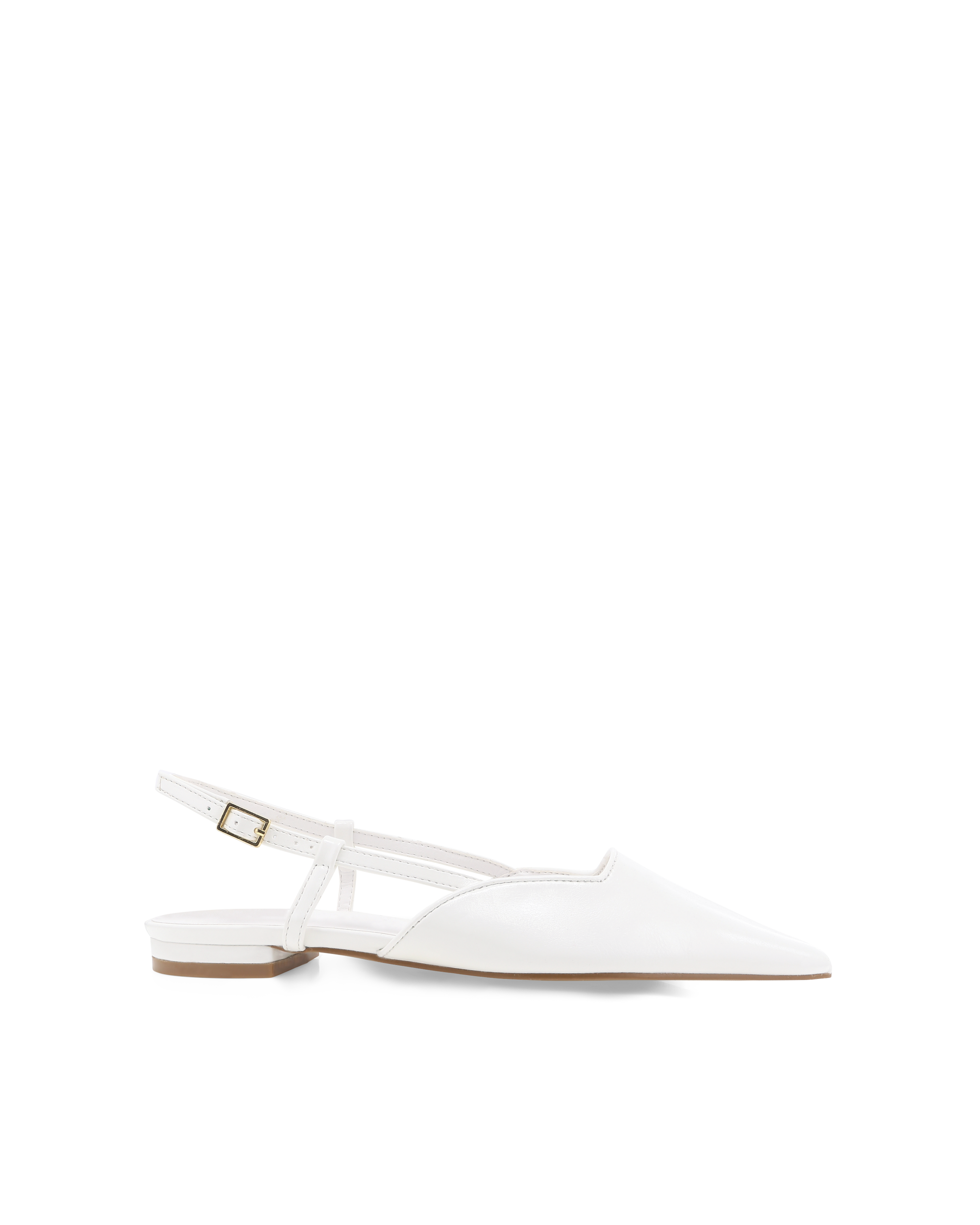 MAGGIE - WHITE SHINE-Flats-Billini-Billini