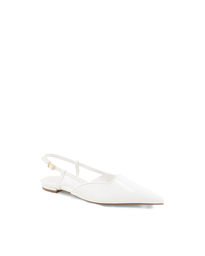 MAGGIE - WHITE SHINE-Flats-Billini-Billini
