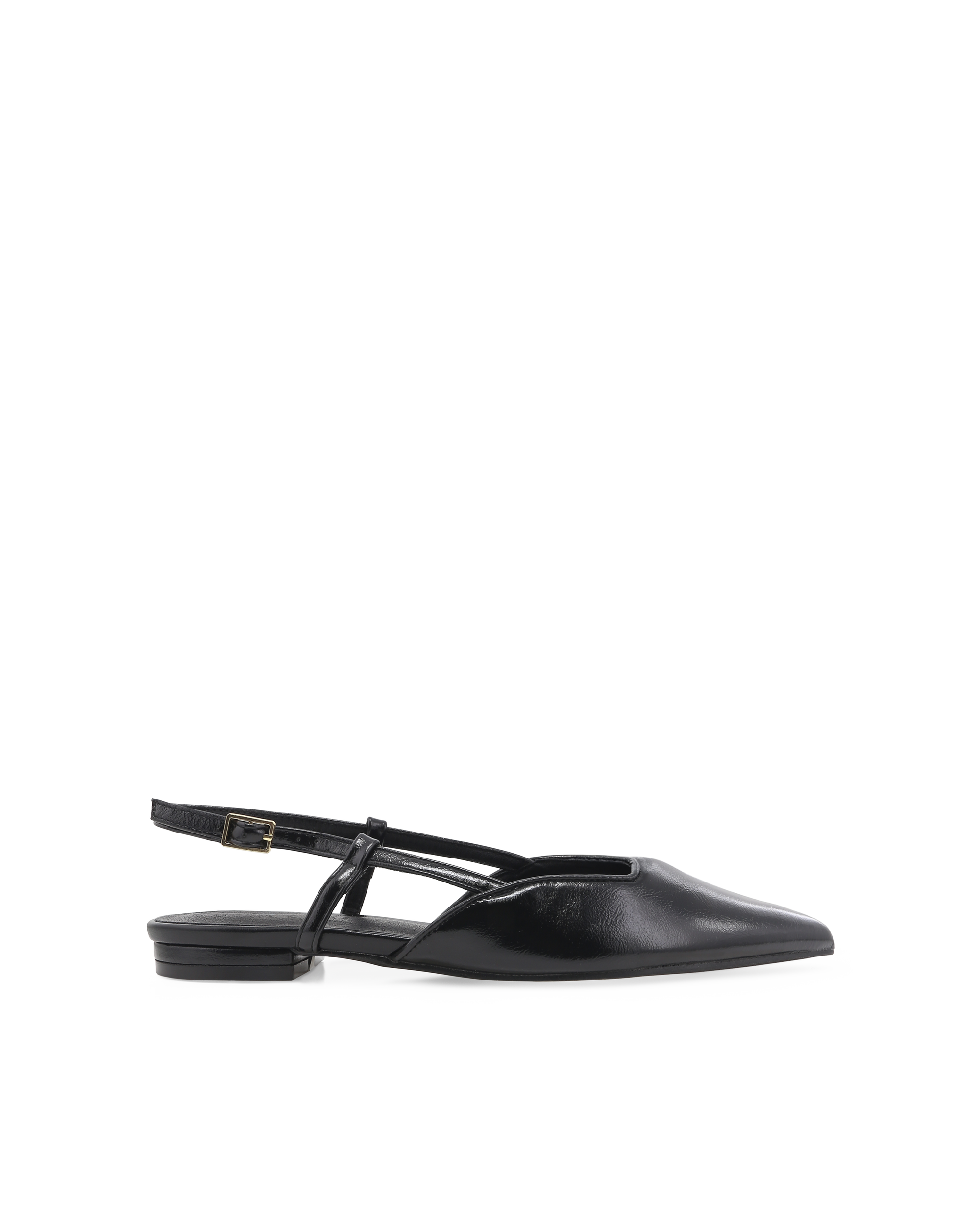 MAGGIE - BLACK SHINE-Flats-Billini-Billini