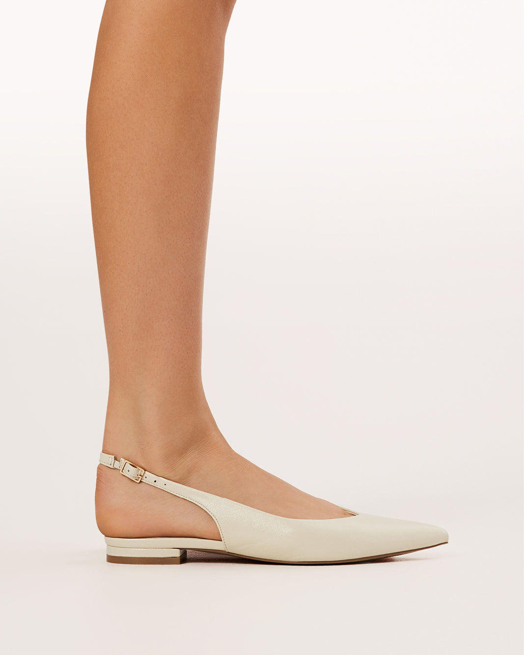 MALANI - BONE SAFFIANO SHINE-Flats-Billini-Billini