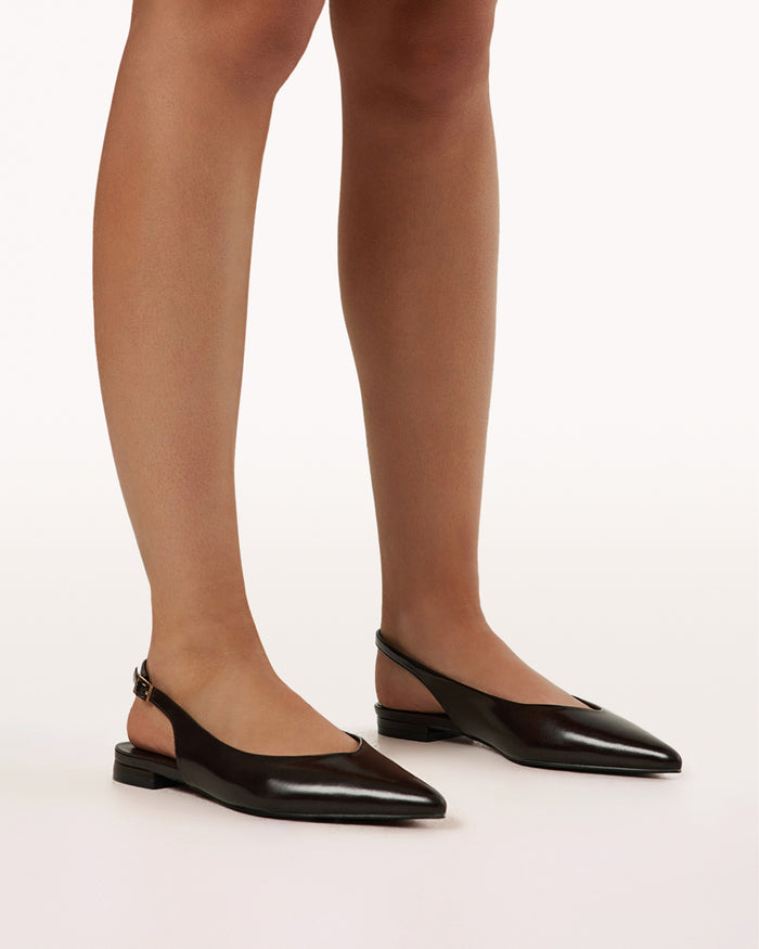 MALANI - DARK CACAO SHINE-Flats-Billini-Billini