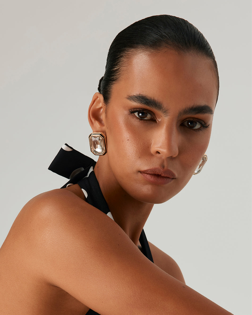 MARA EARRINGS - GOLD-DIAMANTE-JEWELLERY-Billini-Billini