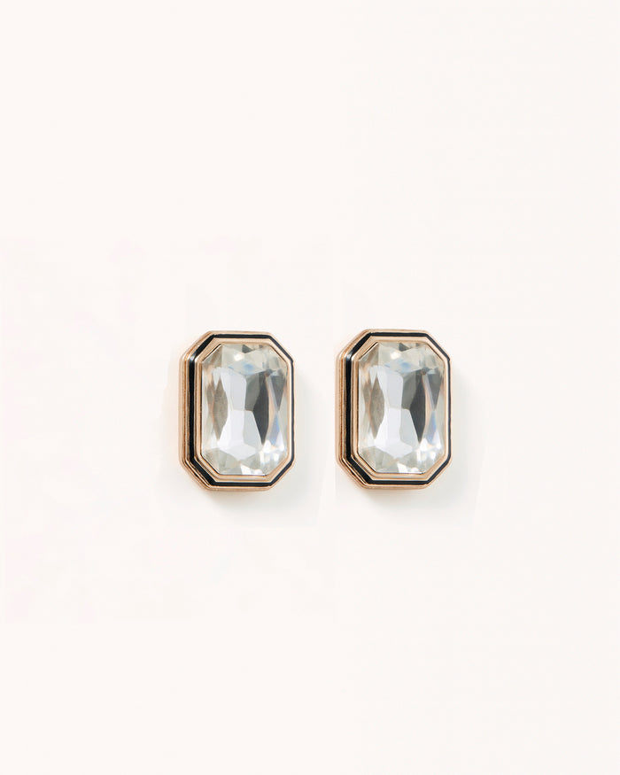 MARA EARRINGS - GOLD-DIAMANTE-JEWELLERY-Billini-Billini