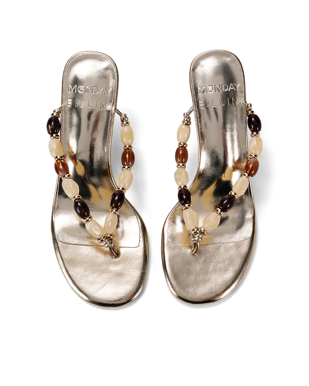MARBELLA - GOLD METALLIC-MULTI-Heels-Billini-Billini
