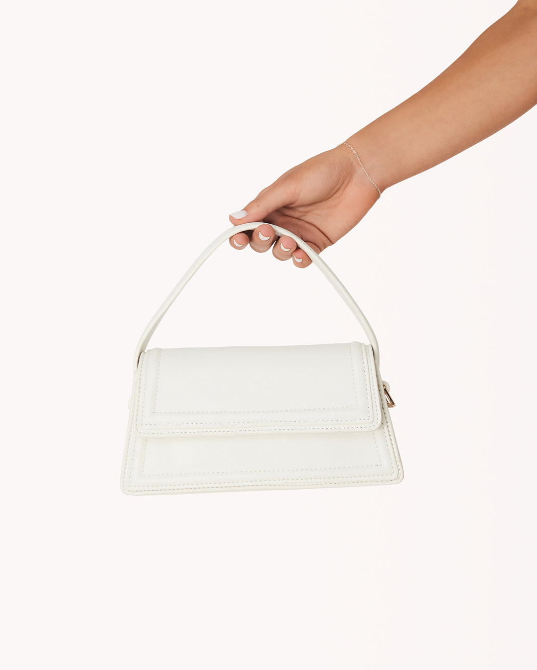 MARBLE HANDLE BAG - BONE-Handbags-Billini-O/S-Billini
