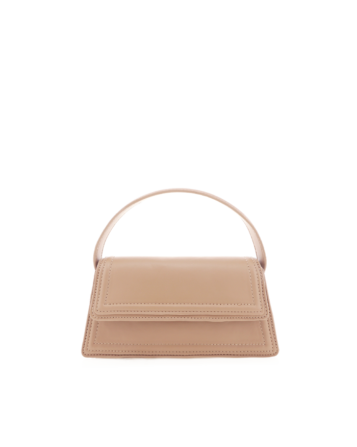 MARBLE HANDLE BAG - NUDE-Handbags-Billini-Billini