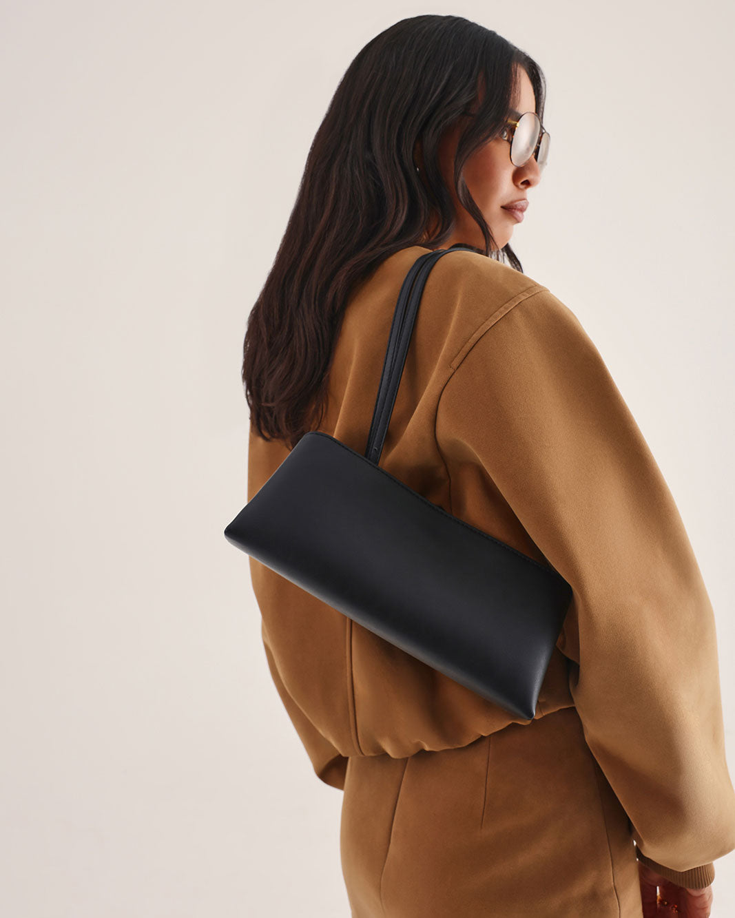 MARC HANDLE BAG - BLACK-Handbags-Billini-Billini