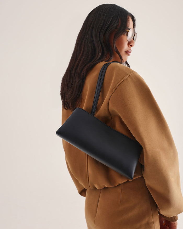 MARC HANDLE BAG - BLACK-Handbags-Billini-Billini
