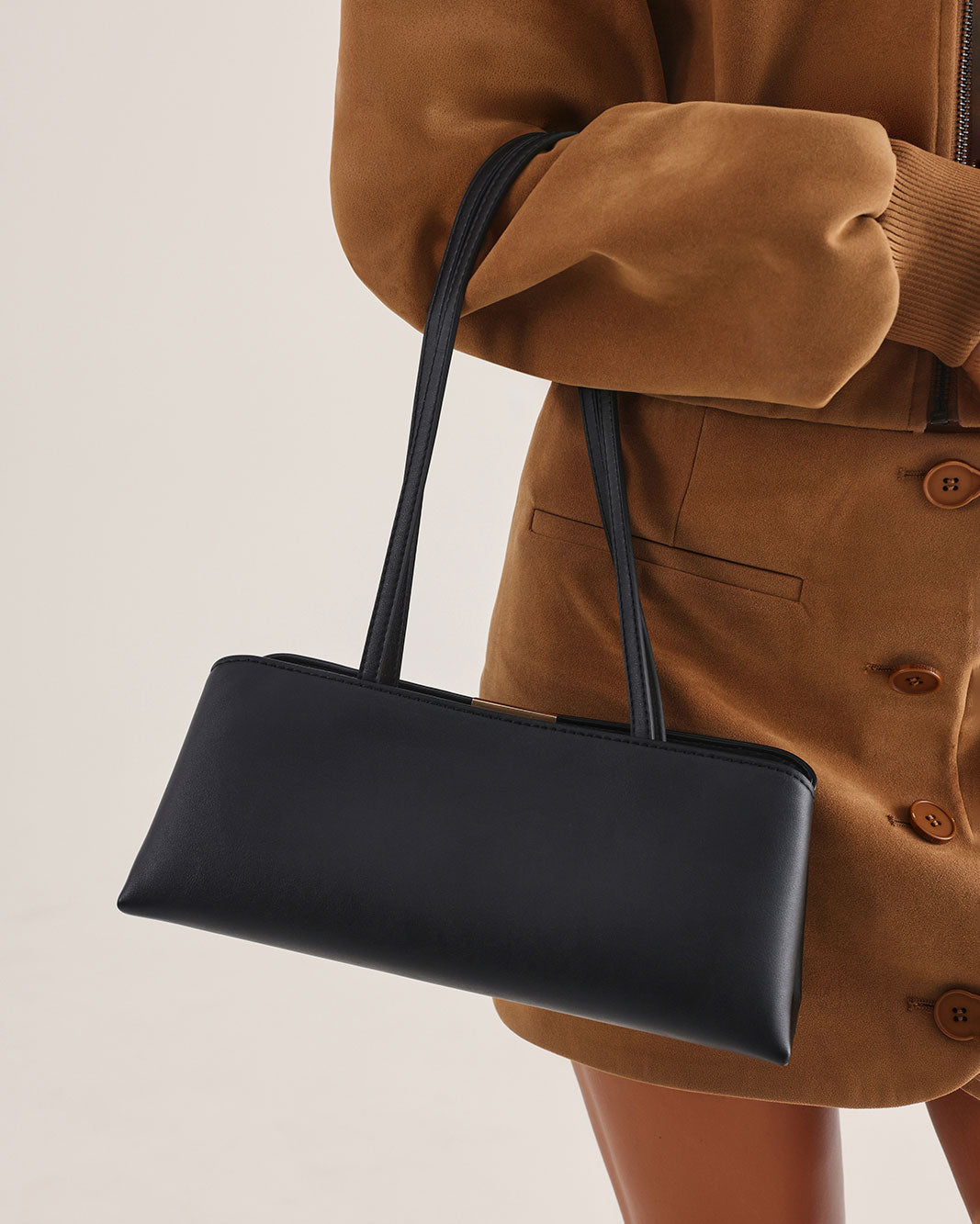 MARC HANDLE BAG - BLACK-Handbags-Billini-Billini