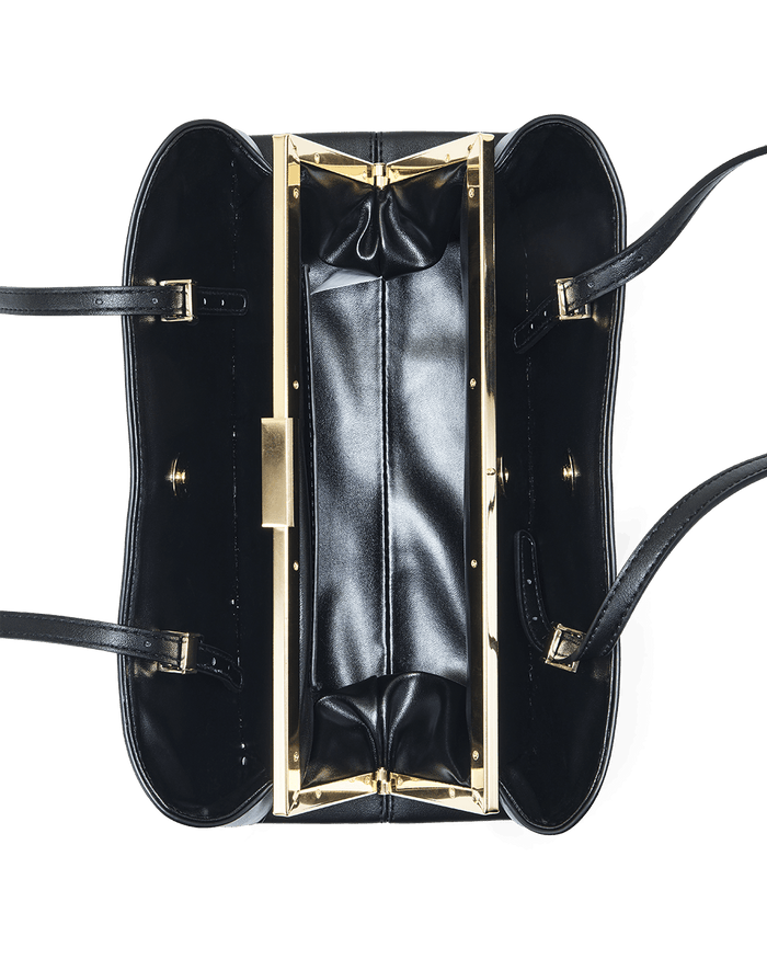MARC HANDLE BAG - BLACK-Handbags-Billini-Billini