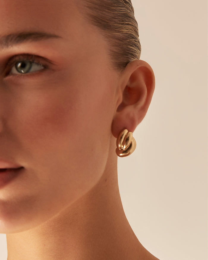 MATTEA EARRINGS - GOLD-JEWELLERY-Billini-Billini