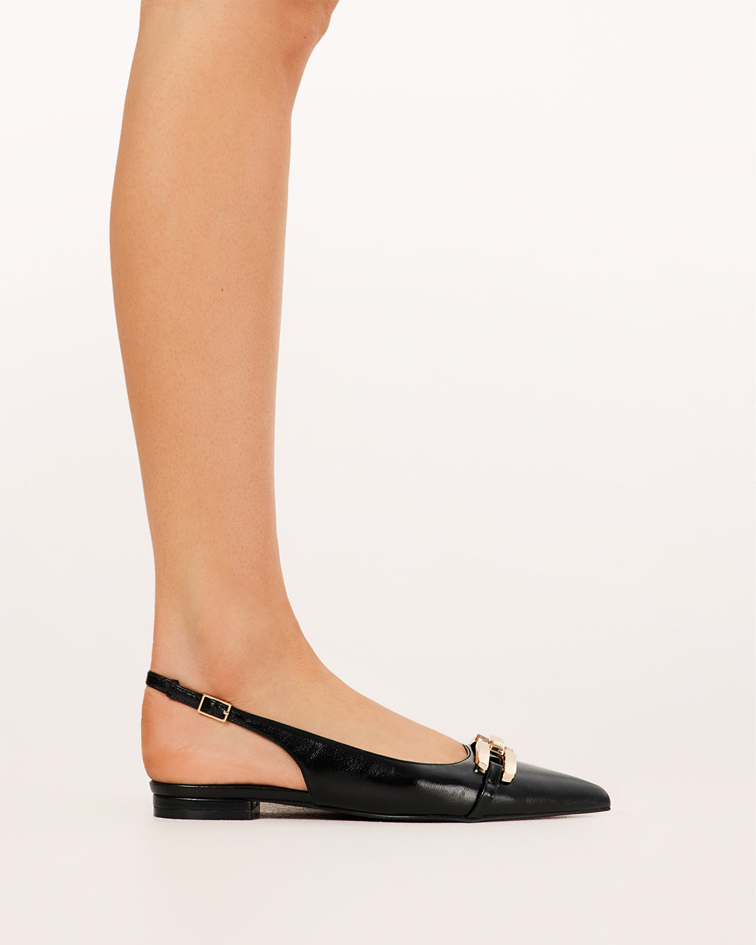 MATTEO - BLACK SHINE-Flats-Billini-Billini