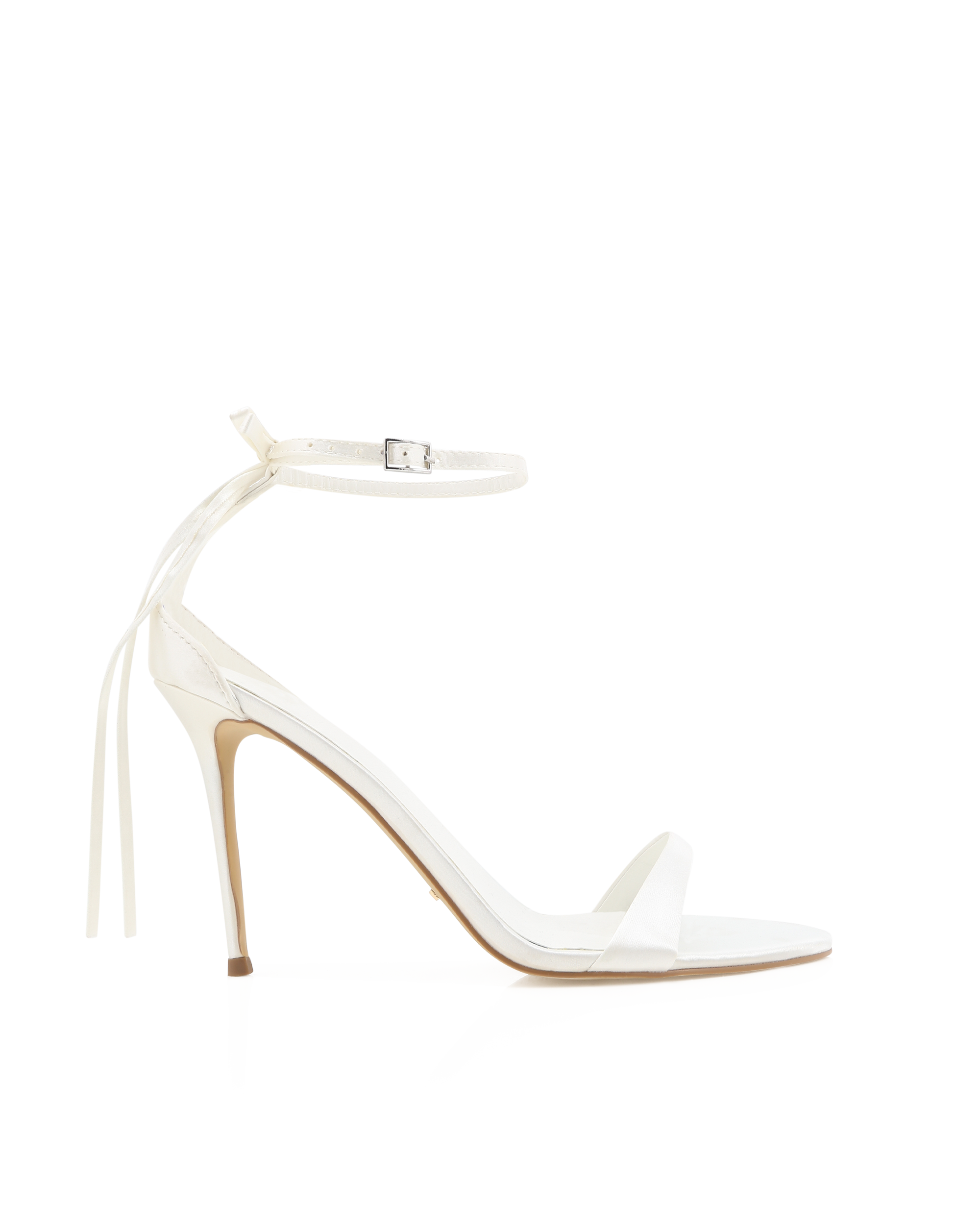 MATTIE - WHITE SATIN-Heels-Billini-Billini
