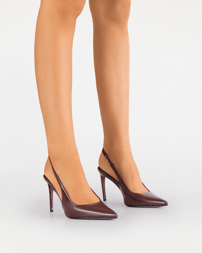 MAXIMILIAN - DARK CHERRY PATENT-PUMPS-Billini-Billini