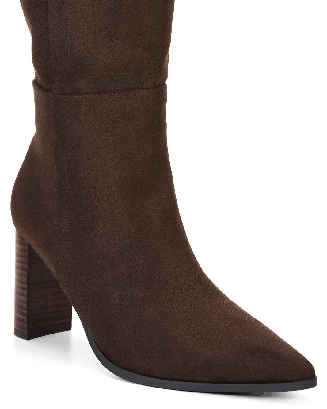 MELINA CURVE - DARK CACAO SUEDE-Boots-Billini-Billini