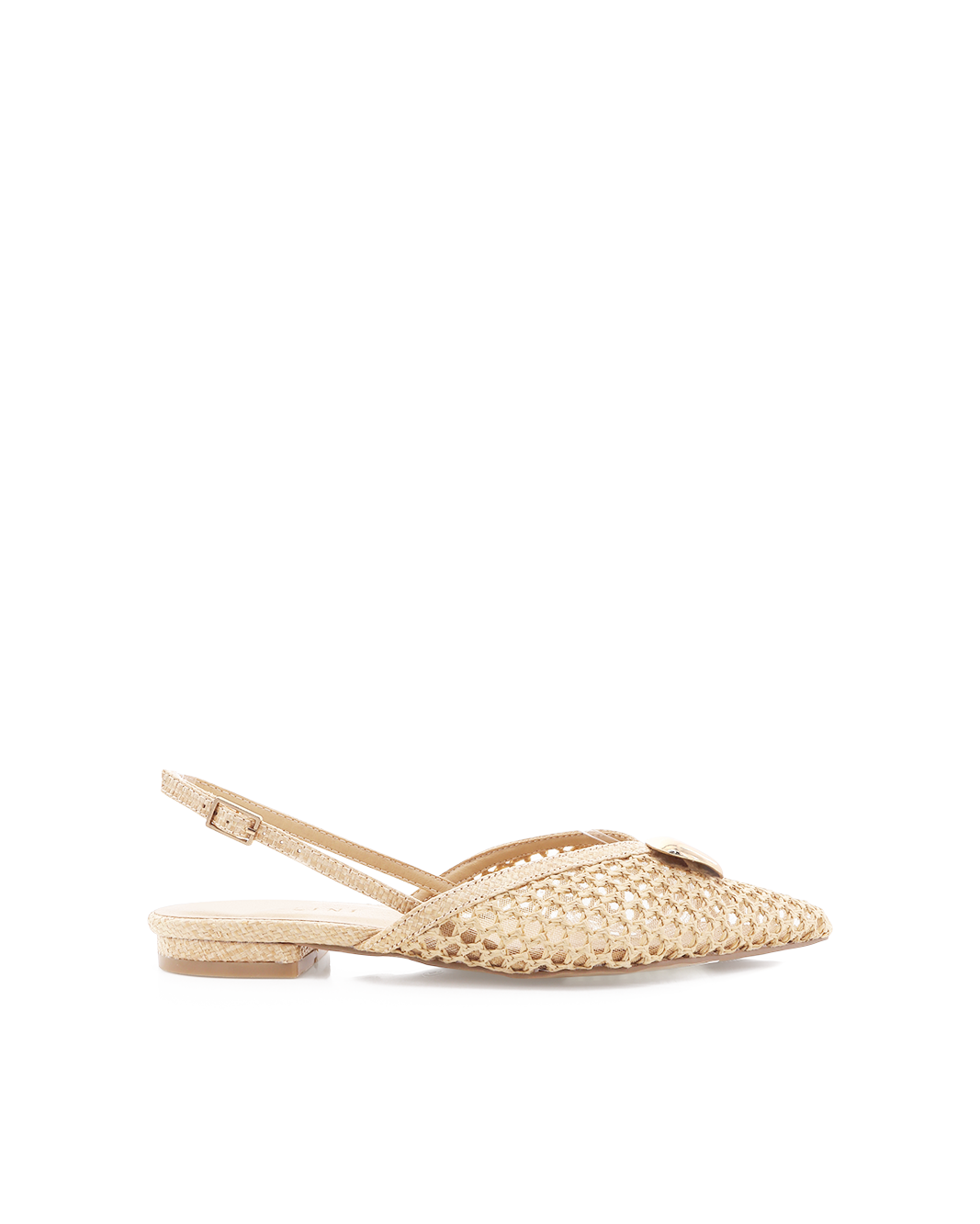 MIGUEL - NATURAL RAFFIA-Flats-Billini-Billini