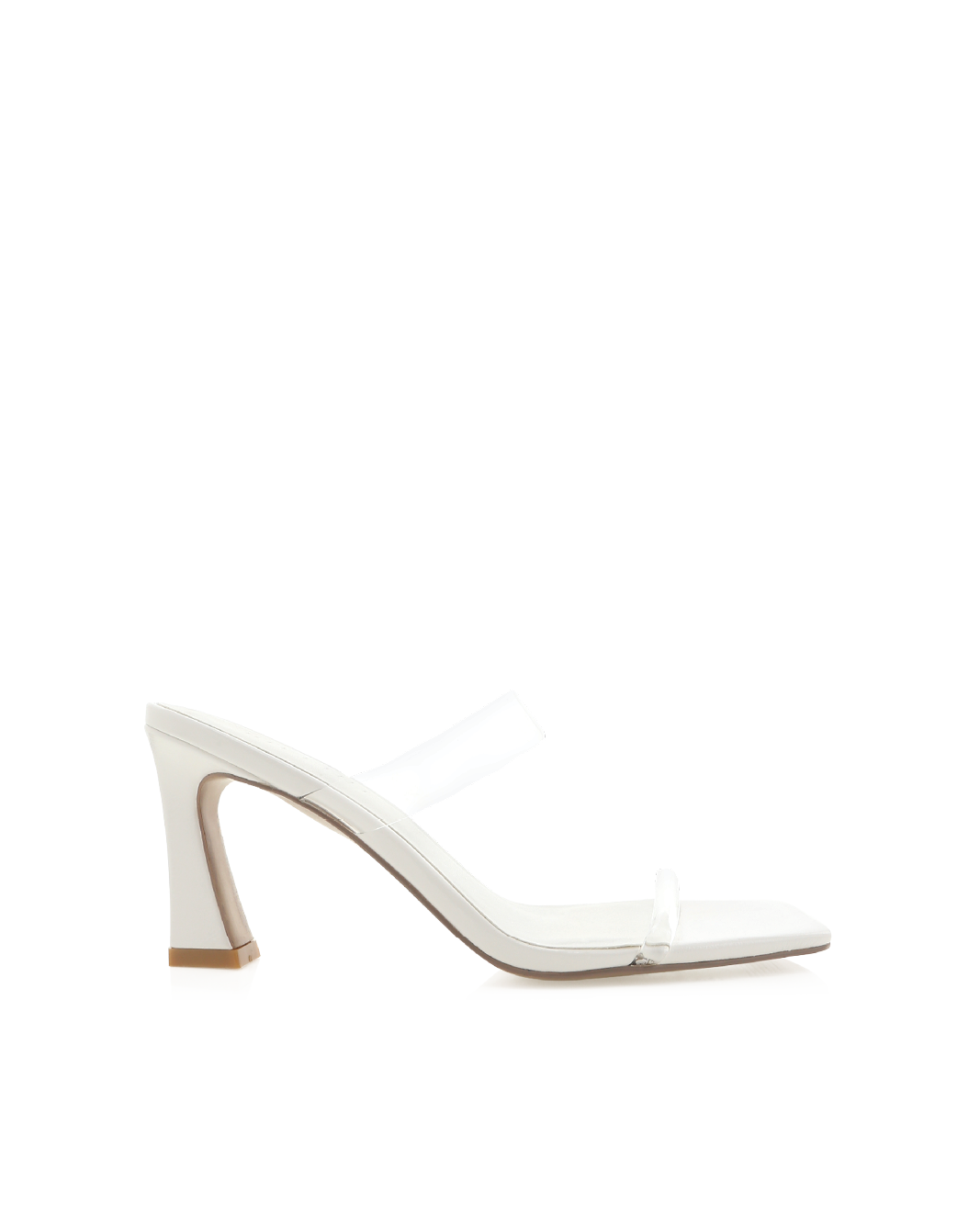 MIKANA - WHITE PATENT-CLEAR-Heels-Billini-Billini