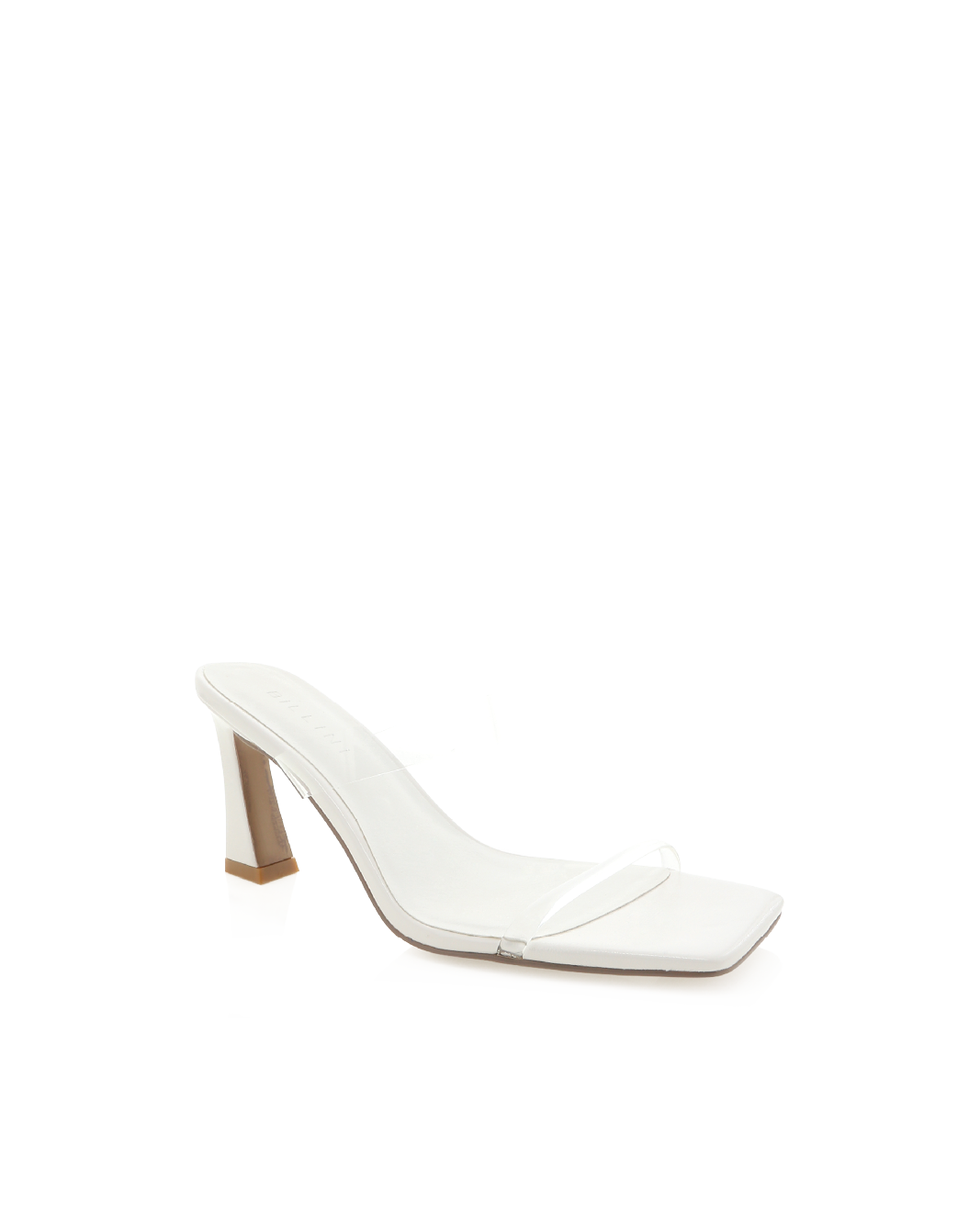 MIKANA - WHITE PATENT-CLEAR-Heels-Billini-Billini