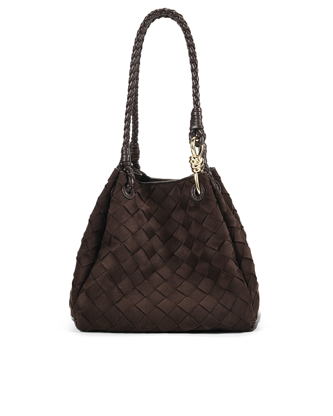 MINI LENI BAG - DARK CACAO SUEDE-Handbags-Billini-Billini
