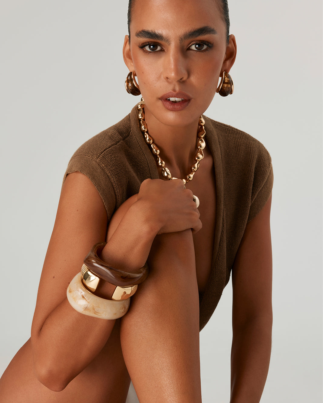 MABLE BANGLE - VANILLA TORT-JEWELLERY-Billini-Billini