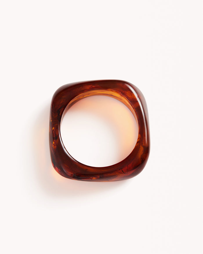 MIRA BANGLE - AMBER TORT-JEWELLERY-Billini-O/S-Billini