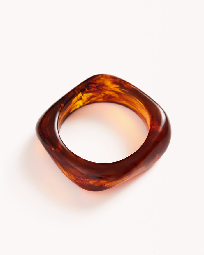MIRA BANGLE - AMBER TORT-JEWELLERY-Billini-O/S-Billini