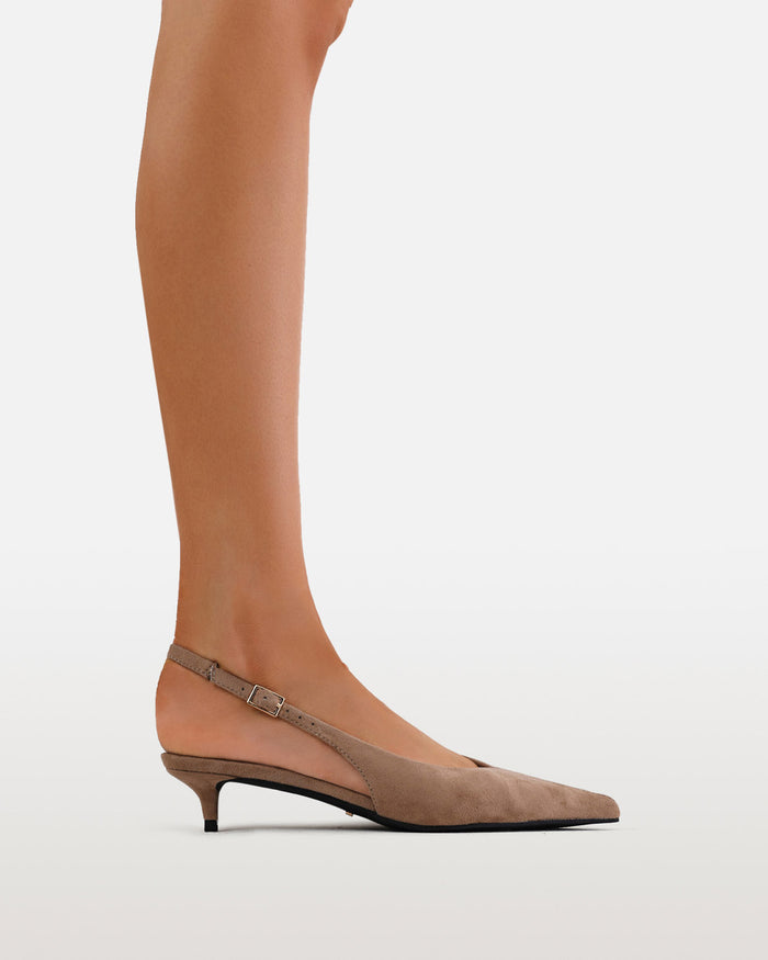 MISAEL - MINK SUEDE-PUMPS-Billini-Billini