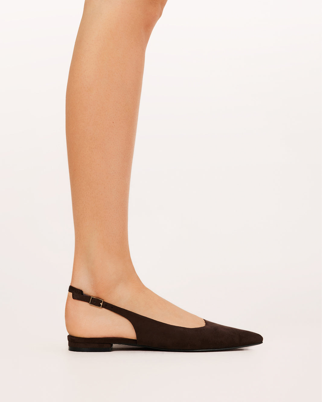 MOANA - DARK CACAO SUEDE-Flats-Billini-Billini