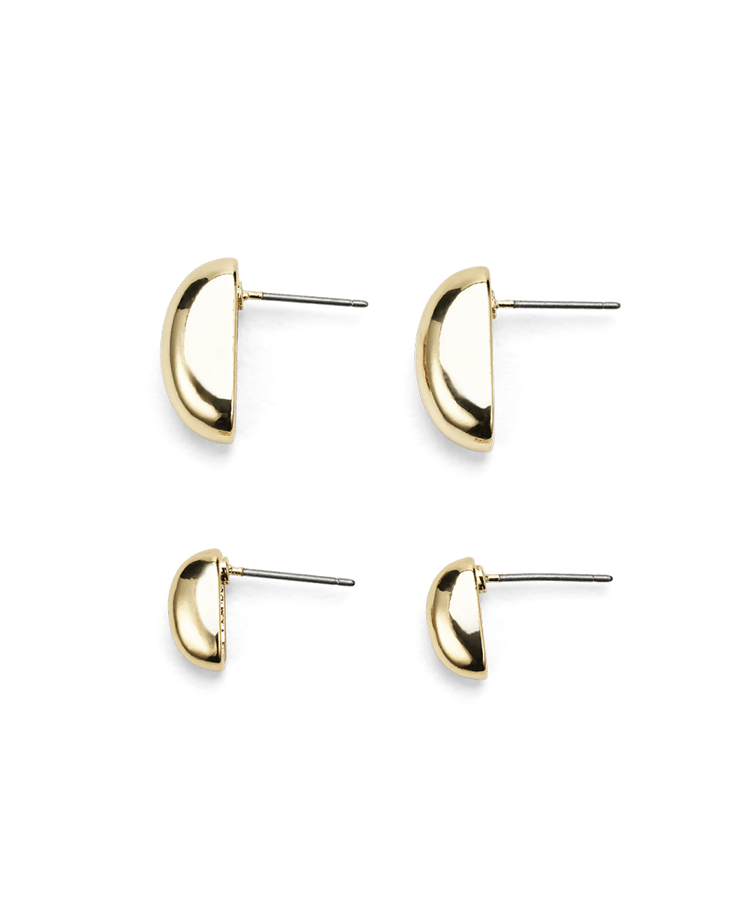 MODA EARRINGS 2 PACK - GOLD PLATED 18K-JEWELLERY-Billini-Billini