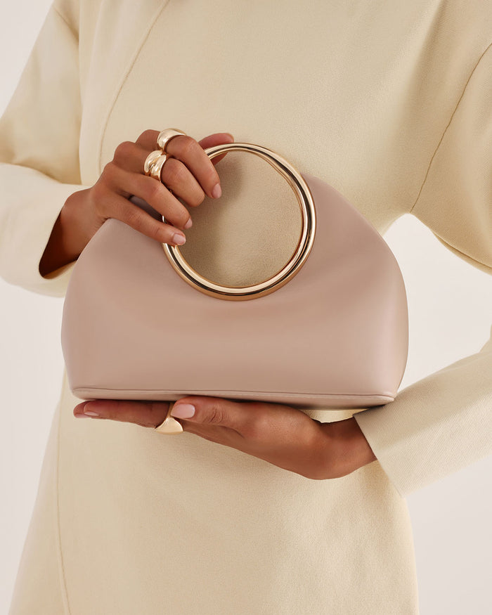 MONROE HANDLE BAG - NUDE-Handbags-Billini-Billini