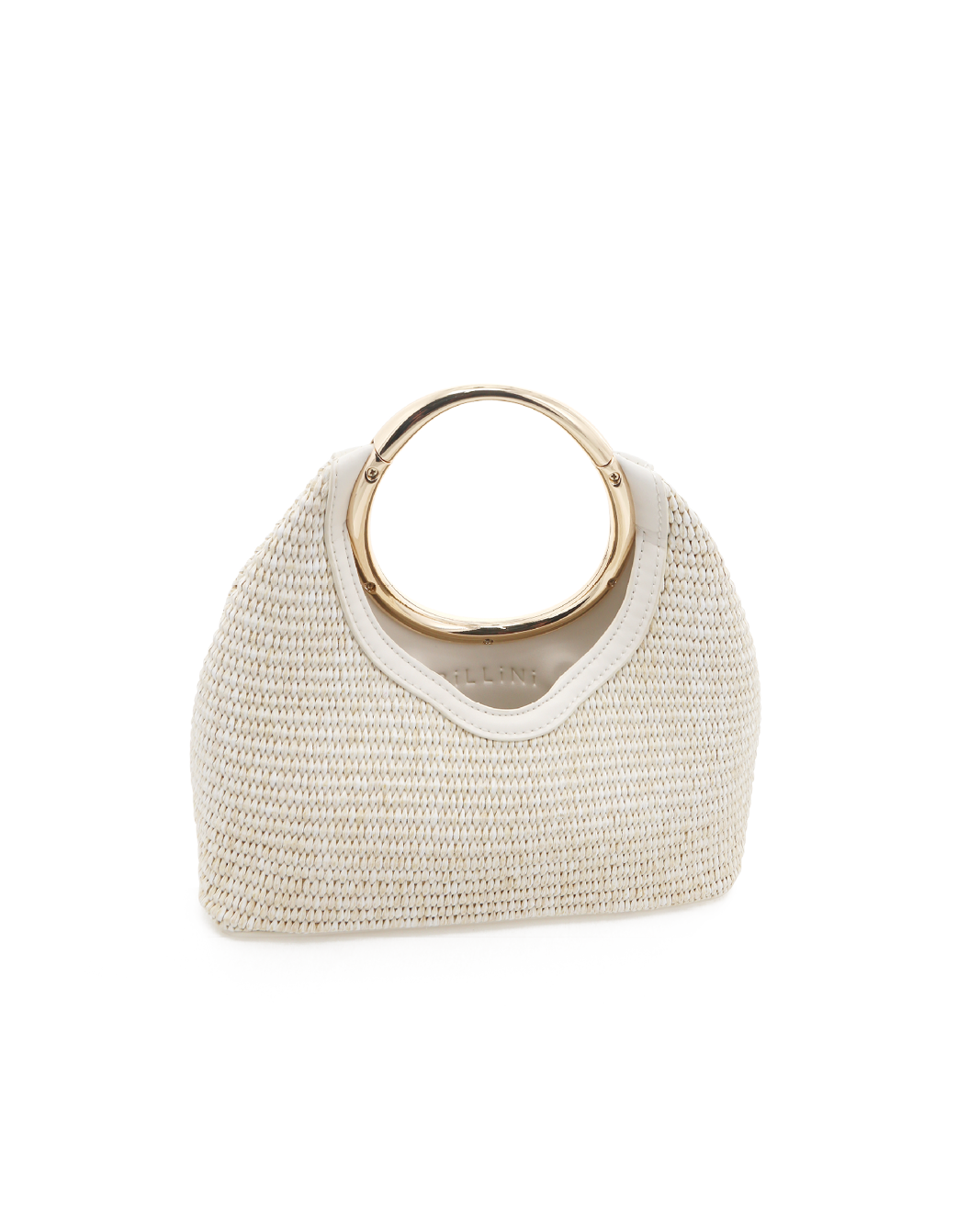 MONROE RAFFIA HANDLE BAG - CREAM RAFFIA-BONE-Handbags-Billini-Billini