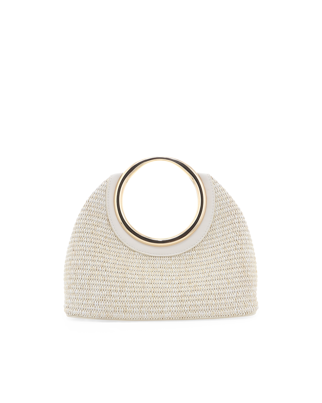 MONROE RAFFIA HANDLE BAG - CREAM RAFFIA-BONE-Handbags-Billini-Billini