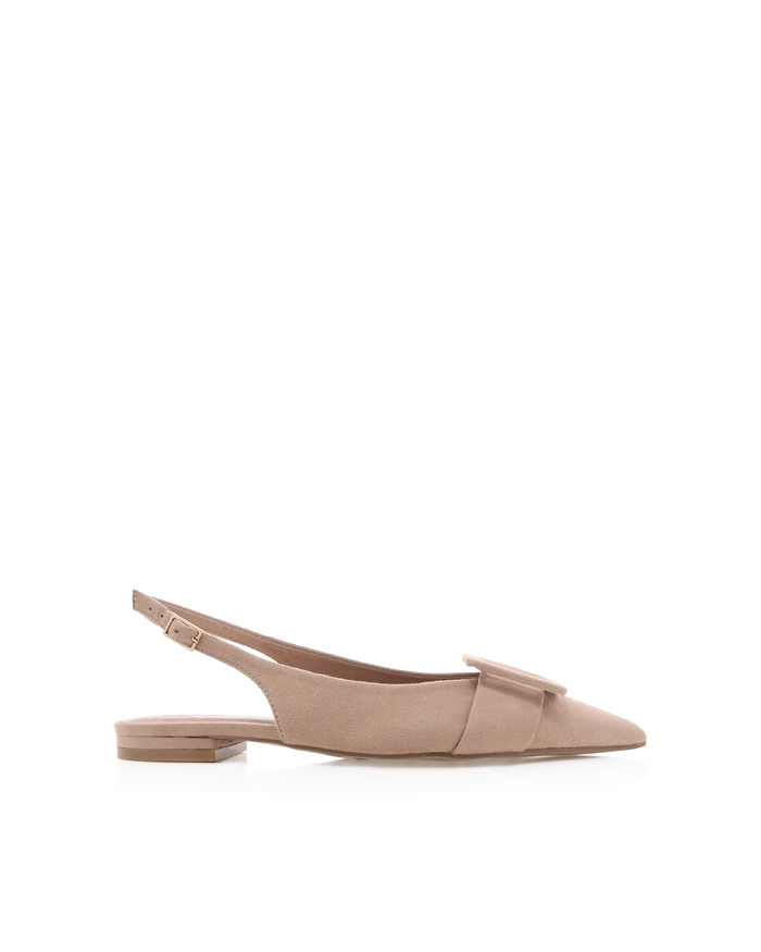 MORWENNA - WHEAT SUEDE-Flats-Billini-Billini