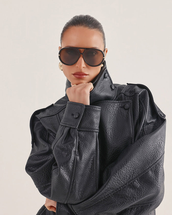 THE HARLEY - DARK CACAO-ESPRESSO-SUNGLASSES-BANBE-Billini