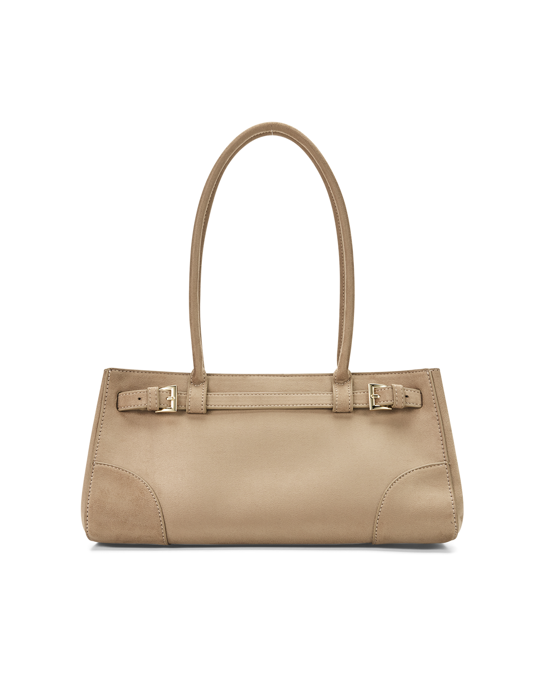 NADIA SHOULDER BAG - STONE SUEDE-Handbags-Billini-Billini