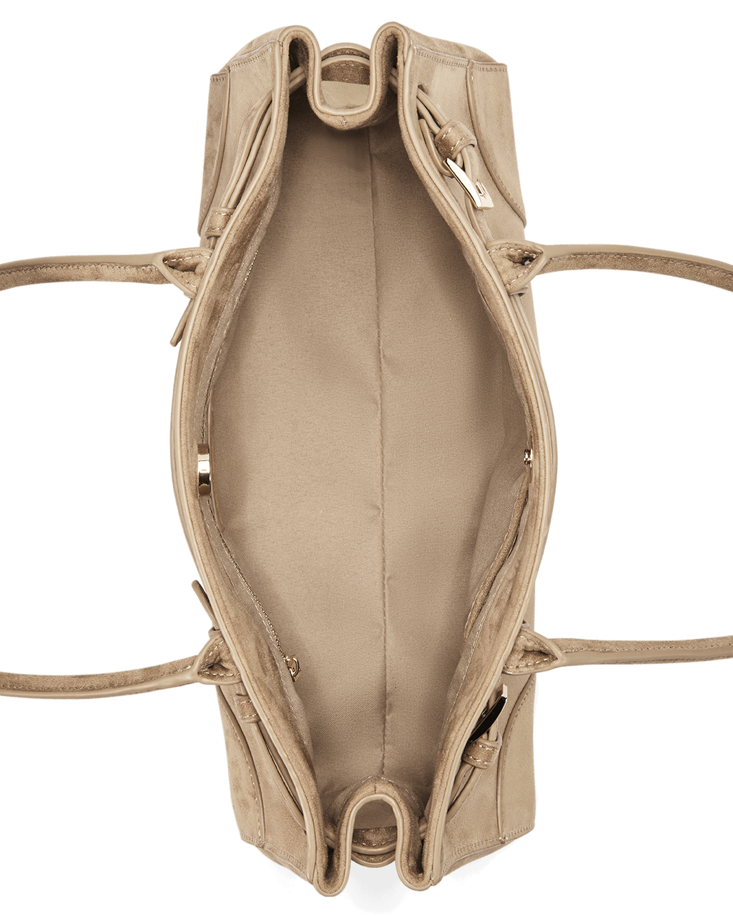 NADIA SHOULDER BAG - STONE SUEDE-Handbags-Billini-Billini