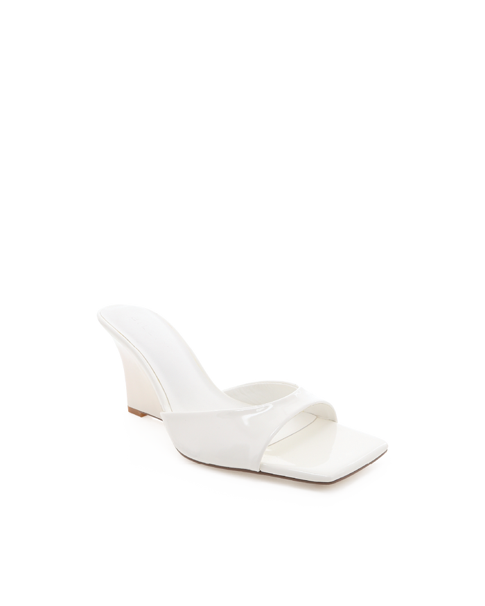 NEAVE - WHITE PATENT-Wedges-Billini-Billini
