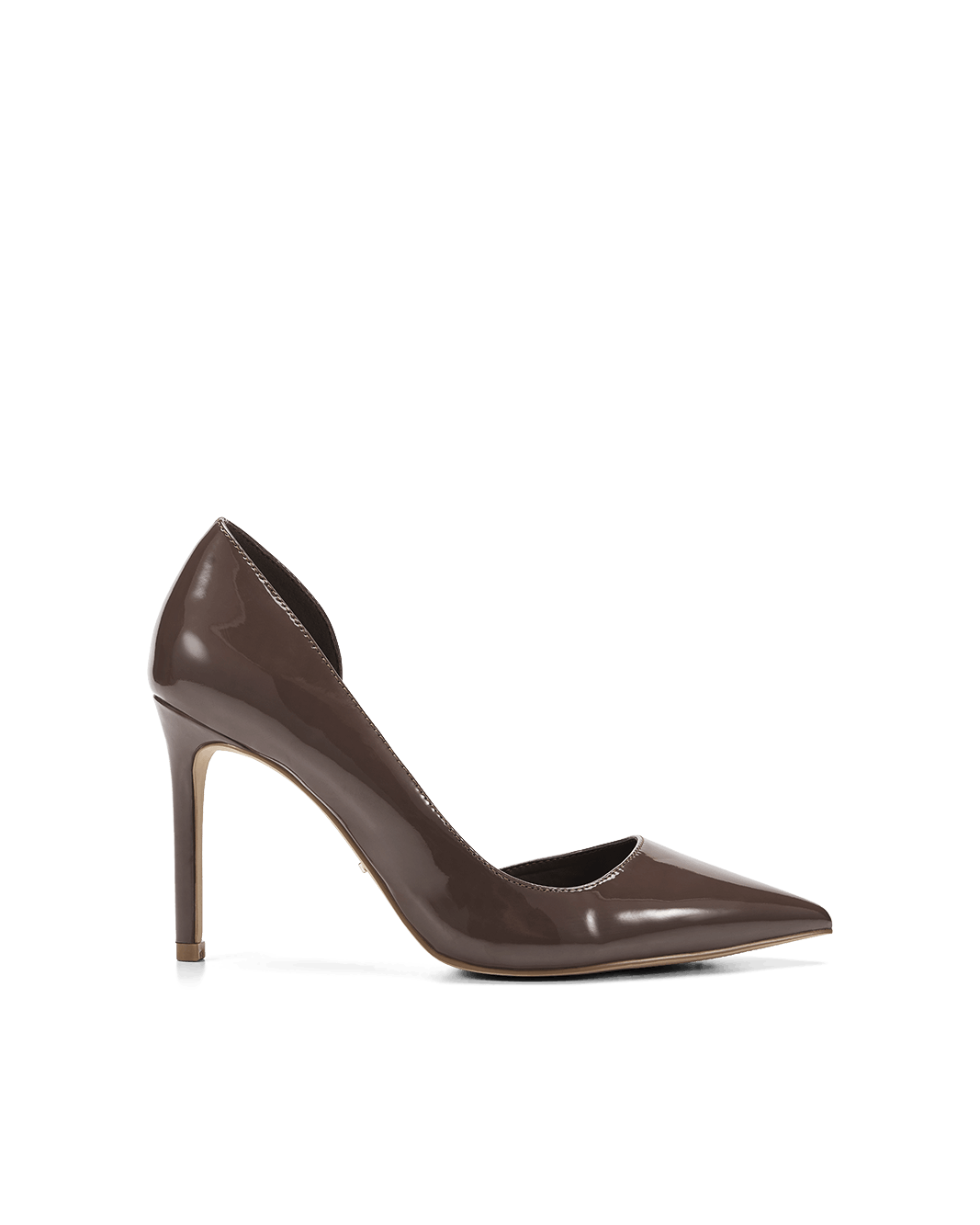NEHEMIAH - DARK TAUPE PATENT-PUMPS-Billini-Billini