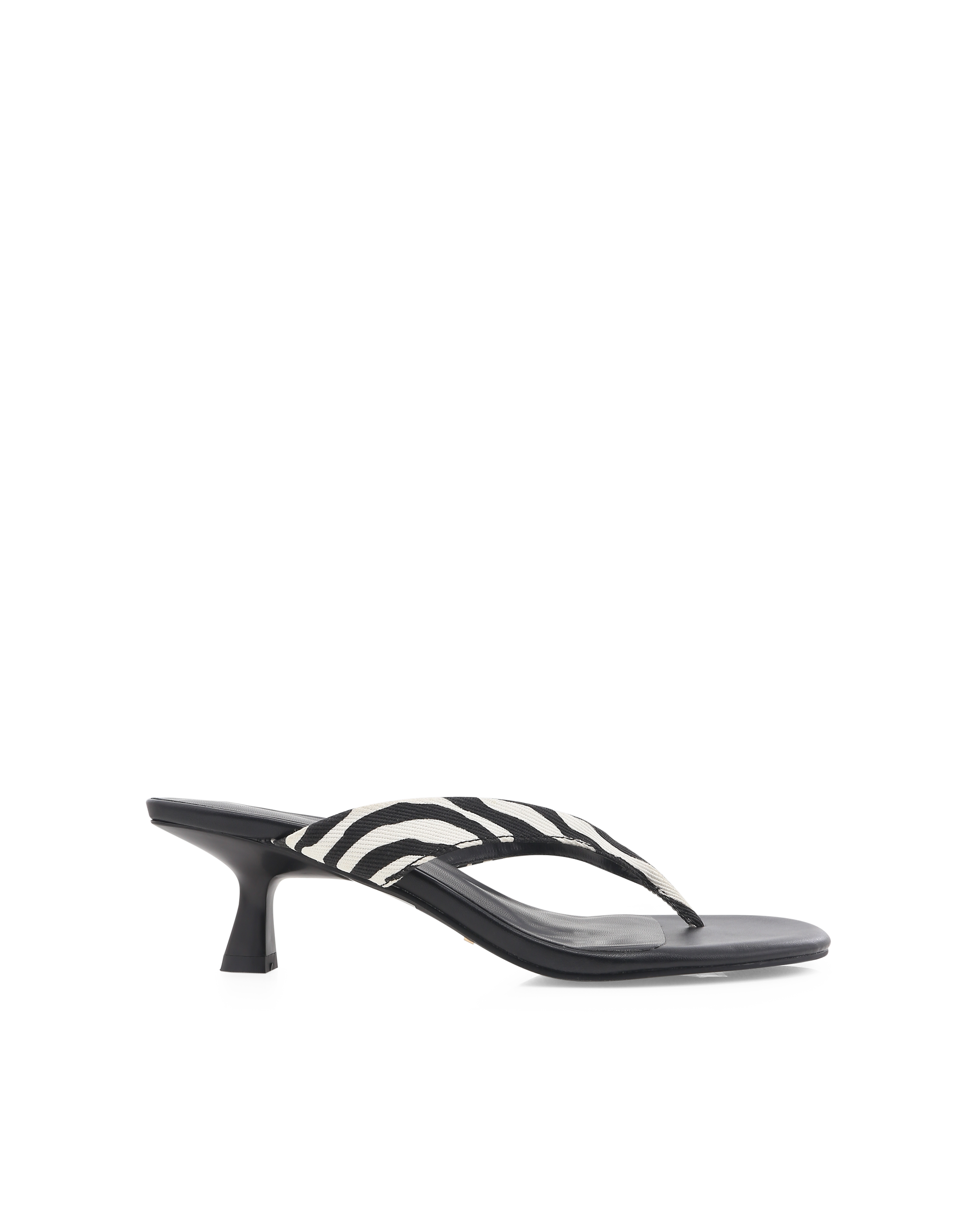 NIESHA - ZEBRA-BLACK-Heels-Billini-Billini